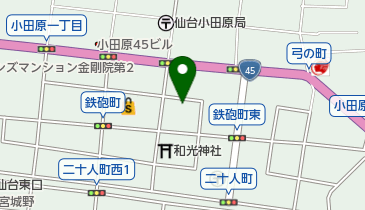 BarBerShopFrameの地図画像