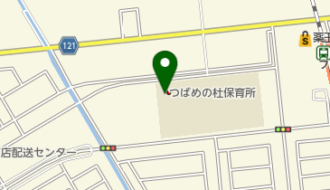 山下第二小学校児童クラブの地図画像