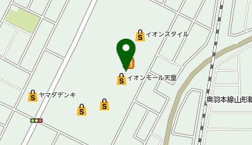 イオンモール天童の地図画像