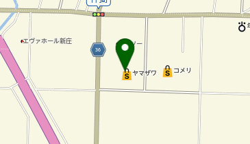 うさちゃんクリーニング ヤマザワ新庄宮内店の地図画像