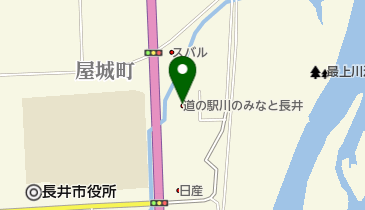 川のみなと長井直売物産館の地図画像