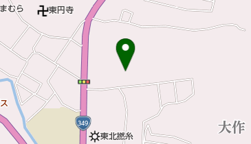 川俣町 大作集会所の地図画像