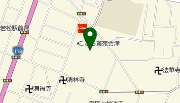 新極真会会津北道場事務局の地図画像