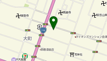 ヘアーデザインGLANZの地図画像