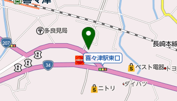どんど亭多良見店の地図画像