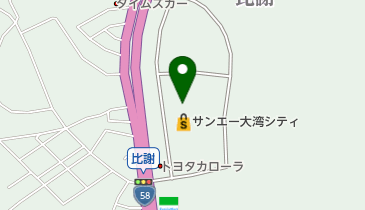 フラワーショップはなまさ読谷大湾店の地図画像