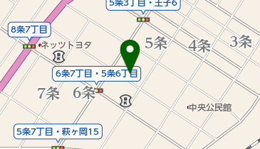 スナック歌恋の地図画像