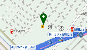 GLASSISMMEGAドン・キホーテ新川店の地図画像
