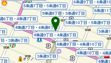 カンコーショップ旭川店の地図画像