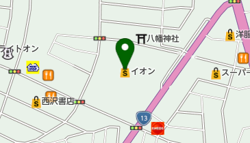 REGALO イオン福島店の地図画像