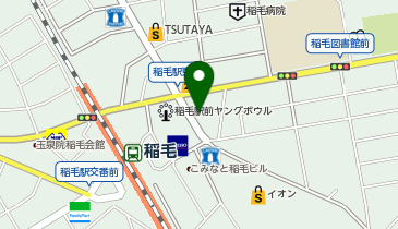 スマートフィット100稲毛店の地図画像