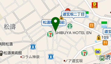 ウイング薬局渋谷道玄坂店の地図画像