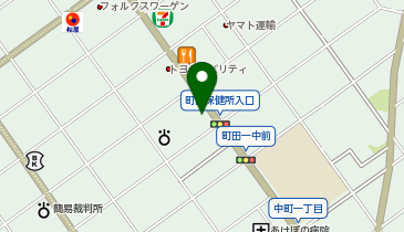 町田市役所 子ども発達センターの地図画像