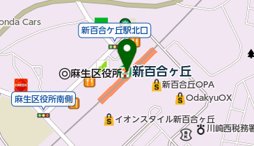 MR.waffle新百合ヶ丘店の地図画像