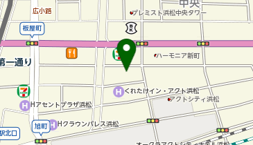 浜松・浜名湖ツーリズムビューロー(公益財団法人)の地図画像