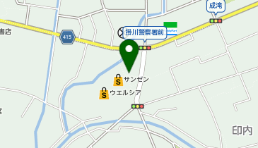 タックルベリー静岡掛川店の地図画像