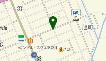 あしサポ接骨院の地図画像