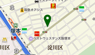 かさねや塚本店の地図画像