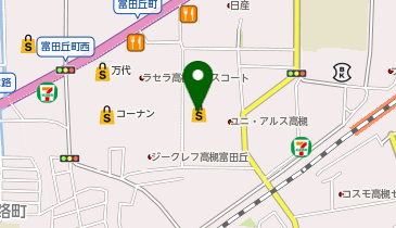 パレットプラザイオンフードスタイル摂津富田店の地図画像