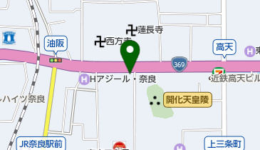 クオレヘアー奈良店の地図画像