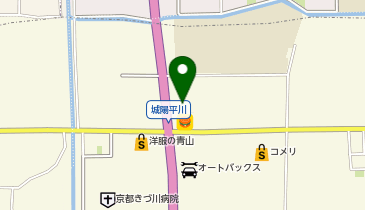 タックルベリー城陽平川店の地図画像