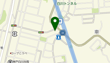 ぴーす白川動物病院の地図画像