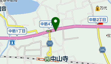 RISE・HAIR・BRAND・宝塚中山の地図画像