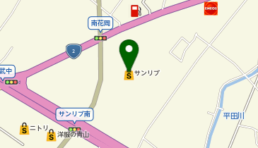 菜の花の地図画像