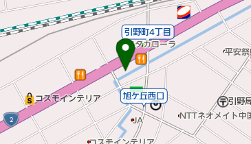 BEELINE引野店の地図画像