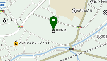 香川県広域水道企業団西讃ブロック統括センター お客さまセンターの地図画像