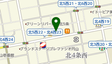 葬儀の相談室北円山の地図画像