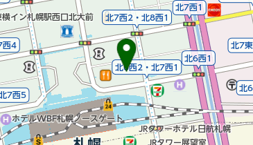 JP損保サービス株式会社北海道支店の地図画像
