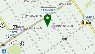 株式会社UEKIビジネスパートナーズ岩見沢の地図画像