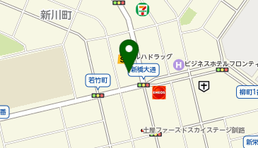 フリーストレッチングプラス釧路店の地図画像