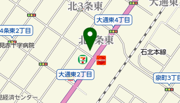 植松洋品店の地図画像