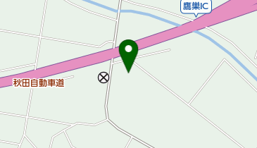 北秋田市役所 沢口公民館の地図画像