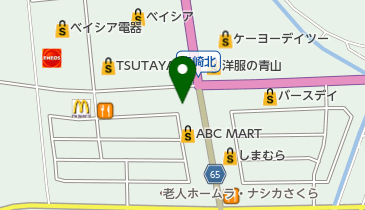 白光舎寺崎店の地図画像