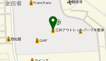 ロクシタンアウトレット木更津店の地図画像