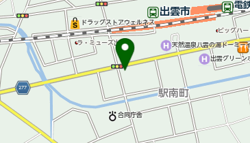 フコク生命保険相互会社 出雲営業所の地図画像