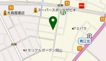 朝日生命保険相互会社 新岡山営業所の地図画像