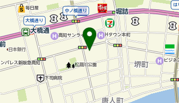 日本漁船保険組合高知県支所の地図画像