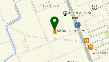 ペットショップ犬の家MEGAドン・キホーテ袋井店の地図画像