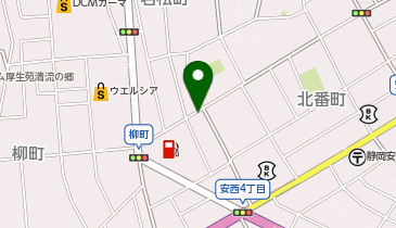 理容しらとりの地図画像