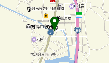 デジタルハリウッドスタジオ対馬の地図画像