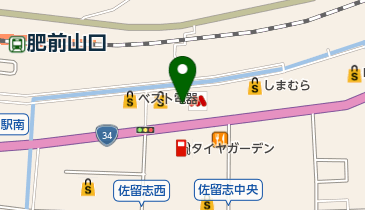 焼肉やましたの地図画像