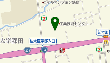 佐賀県産業スマート化センターの地図画像