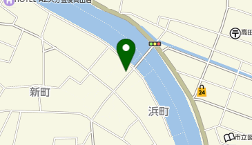 高井毛筆ペン字教室の地図画像