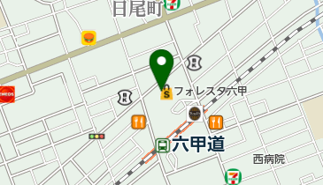 アフラックサービスショップフォレスタ六甲店の地図画像