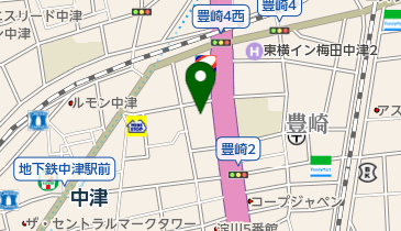 たけうちうどん店の地図画像