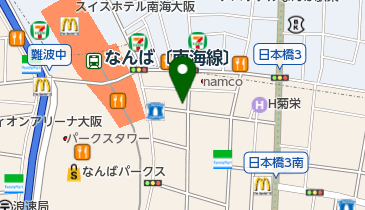 日本調剤なんば薬局の地図画像